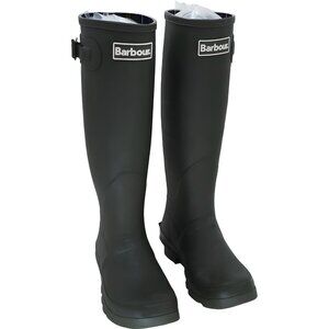 Barbour Bede Wellington Rain Boots Olive Green Women's US 6M